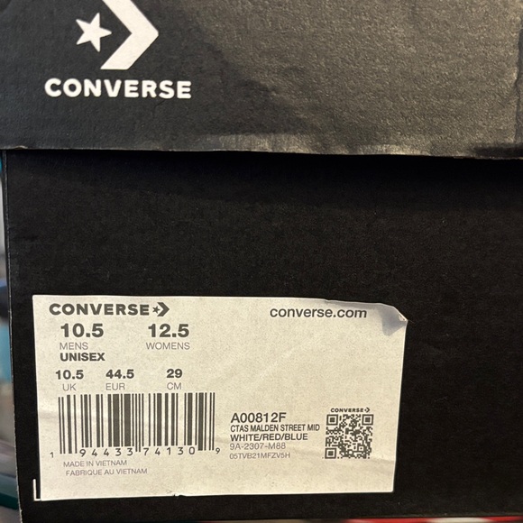 Converse Chuck Taylor Malden Street Mid High-Top A00812F Men’s 10.5 Women’s 11.5 - Picture 7 of 7